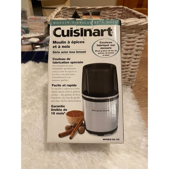 Cuisinart Spice and Nut Grinder SG-10 Electric Brushed Stainless Series | New - Picture 3 of 6